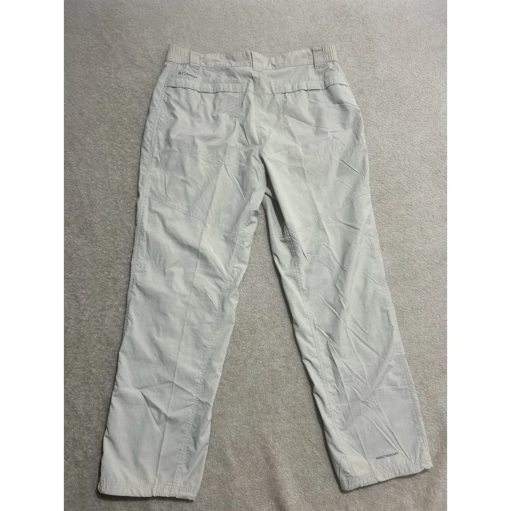 Columbia Pants Men's 38 Beige‎ Lightweight Nylon Insect Blocker Hiking Camping